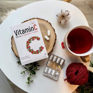 Vitamin C 1000 mg mit Hagebutten